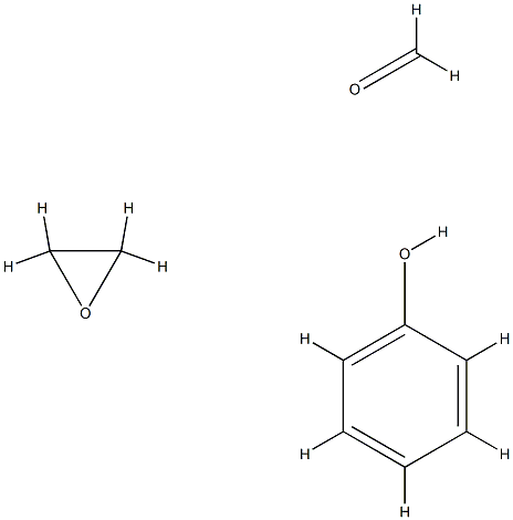 Formaldehyde, polymer with oxirane and phenol, methyl ether Struktur