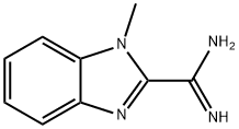 1H-Benzimidazole-2-carboximidamide,1-methyl-(9CI) Struktur