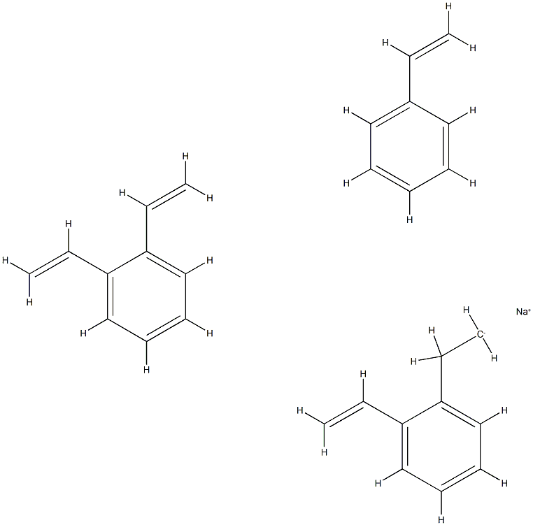 스타이렌-에틸 스타이렌-나트륨 디비닐벤젠 설폰산 중합체