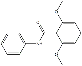 2,5-Cyclohexadiene-1-carboxamide,2,6-dimethoxy-N-phenyl-(9CI) Struktur