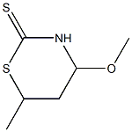 2H-1,3-Thiazine-2-thione,tetrahydro-4-methoxy-6-methyl-(9CI) Struktur