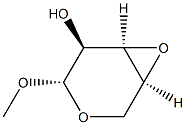 beta-L-Ribopyranoside, methyl 3,4-anhydro- (9CI) Struktur