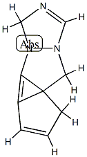 1H,5H,9H-Cyclopenta[2,3]cyclopropa[1,2:3,4]pyrazolo[1,2-a][1,2,4]triazole  (9CI) 化学構造式