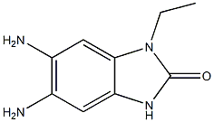 2H-Benzimidazol-2-one,5,6-diamino-1-ethyl-1,3-dihydro-(9CI) Structure