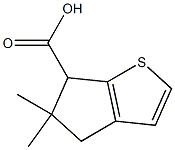 4H-Cyclopenta[b]thiophene-6-carboxylicacid,5,6-dihydro-5,5-dimethyl-(9CI) Struktur