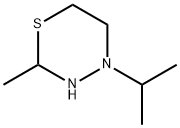 2H-1,3,4-Thiadiazine,tetrahydro-2-methyl-4-(1-methylethyl)-(9CI) Structure