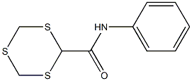 1,3,5-Trithiane-2-carboxamide,N-phenyl-(9CI) Structure