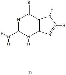 platinum thioguanine Struktur