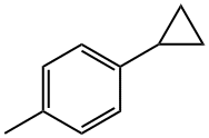 Benzene, 1-cyclopropyl-4-Methyl- Structure