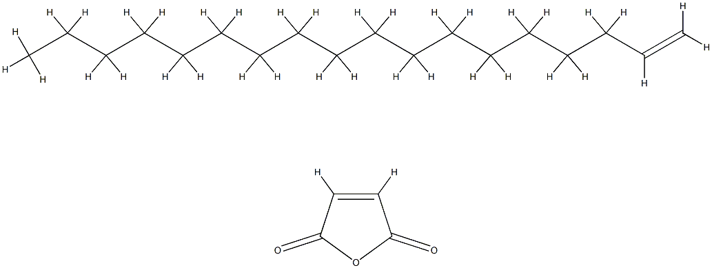 2,5-Furandione, polymer with 1-octadecene, C20-28-alkyl esters Struktur