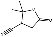 3-Furancarbonitrile,tetrahydro-2,2-dimethyl-5-oxo-(9CI) Structure