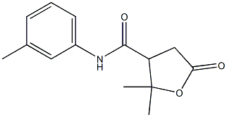 3-Furancarboxamide,tetrahydro-2,2-dimethyl-N-(3-methylphenyl)-5-oxo-(9CI),692771-05-4,结构式