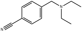 4-[(二乙基氨基)甲基]苯甲腈 结构式