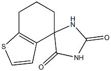 6,7-DIHYDRO-2''H,5H,5''H-SPIRO[1-BENZOTHIOPHENE-4,4''-IMIDAZOLIDINE]-2'',5''-DIONE Struktur