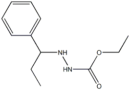 3-(α-Ethylbenzyl)carbazic acid ethyl ester Structure