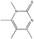 2(1H)-Pyrimidinethione,1,4,5,6-tetramethyl-(9CI) Struktur