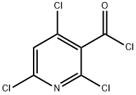 2,4,6-trichloronicotinoyl chloride Struktur