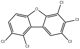 1,2,6,7,8-PNCDF Structure