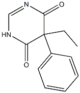 4,6(1H,5H)-Pyrimidinedione,5-ethyl-5-phenyl-(5CI) Structure