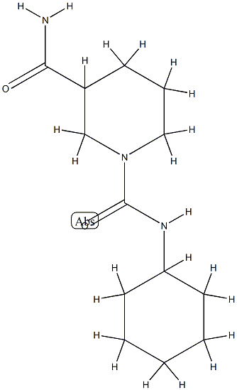 1,3-Piperidinedicarboxamide,N1-cyclohexyl-(9CI)|