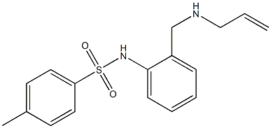 N-{2-[(allylamino)methyl]phenyl}-4-methylbenzenesulfonamide 结构式