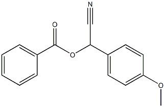 α-(Benzoyloxy)-4-methoxybenzeneacetonitrile|