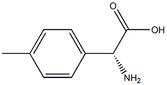 (R)-2-氨基-2-(4-甲基苯)乙酸, 69501-56-0, 结构式