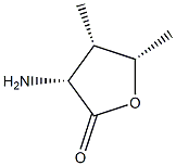 Lyxonic acid, 2-amino-2,3,5-trideoxy-3-methyl-, gamma-lactone (9CI) Struktur