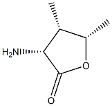 Lyxonic acid, 2-amino-2,3,5-trideoxy-3-methyl-, gamma-lactone (9CI) Structure