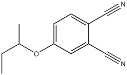 1,2-Benzenedicarbonitrile,4-(1-methylpropoxy)-(9CI) Structure