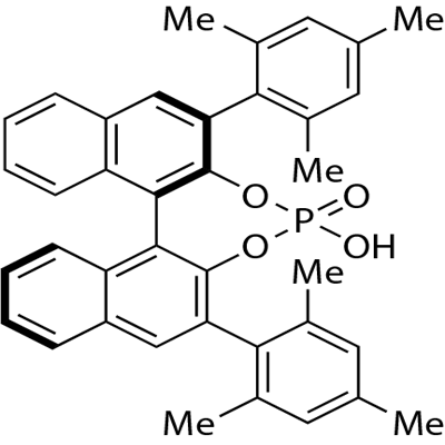 R-4-oxide-4-hydroxy-2,6-bis(2,4,6-triMethylphenyl)-Dinaphtho[2,1-d:1',2'-f][1,3,2]dioxaphosphepin Structure