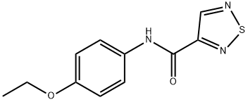 1,2,5-Thiadiazole-3-carboxamide,N-(4-ethoxyphenyl)-(9CI) Structure