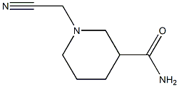 3-Piperidinecarboxamide,1-(cyanomethyl)-(9CI) Struktur