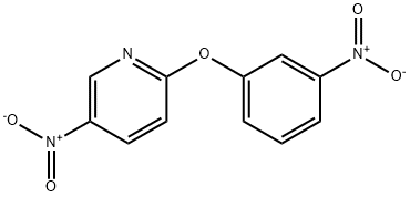 5-nitro-2-(3-nitrophenoxy)pyridine Structure