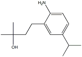 2-Amino-α,α-dimethyl-5-isopropylbenzene-1-propanol Struktur