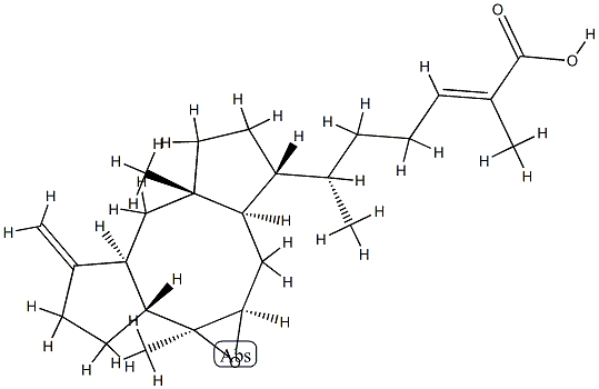 69625-55-4 (6α,10β,11α)-7,8α-Epoxyophiobola-3(24),19-dien-21-oic acid