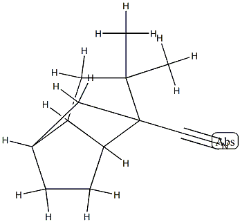 1,4-Methanopentalene-1(2H)-carbonitrile,hexahydro-2,2-dimethyl-(9CI) Struktur