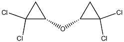 (2R)-1,1-Dichloro-2α-[[(2S)-1,1-dichlorocyclopropan-2-yl]oxy]cyclopropane Structure