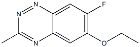 1,2,4-Benzotriazine,6-ethoxy-7-fluoro-3-methyl-(9CI) Struktur