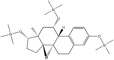 3,11β,17β-Tris(trimethylsiloxy)-1,3,5(10)-estratriene Structure