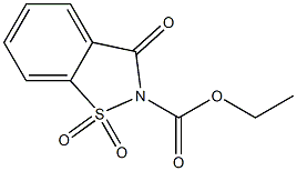ethyl 7,9,9-trioxo-9$l^{6}-thia-8-azabicyclo[4.3.0]nona-1,3,5-triene-8 -carboxylate Struktur
