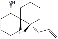 Spiro[5.5]undecane-1,7-diol, 1-(2-propenyl)-, (1R,6R,7R)-rel- (9CI) Struktur