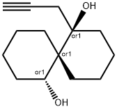 Spiro[5.5]undecane-1,7-diol, 1-(2-propynyl)-, (1R,6R,7R)-rel- (9CI) Struktur