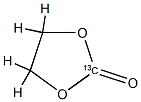 碳酸乙烯酯-13C, 69754-77-4, 结构式