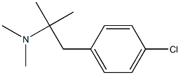 N,N,-dimethylchlorphentermine Structure