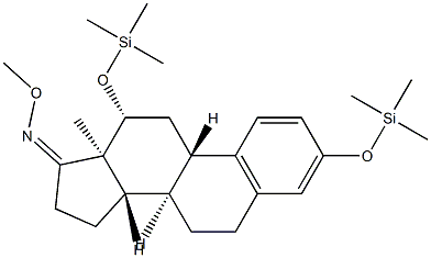 3,12β-Bis(trimethylsiloxy)-1,3,5(10)-estratrien-17-one O-methyl oxime Structure