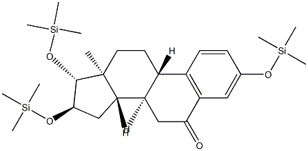 3,16α,17β-Tris(trimethylsiloxy)-1,3,5(10)-estratrien-6-one Structure