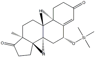 6β-(Trimethylsiloxy)androst-4-ene-3,17-dione Structure