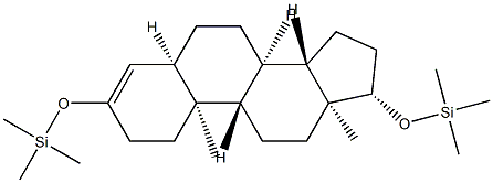 3,17β-Bis(trimethylsiloxy)-5β-androst-3-ene Structure