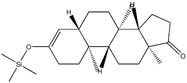3-(Trimethylsiloxy)-5α-androst-3-en-17-one Structure